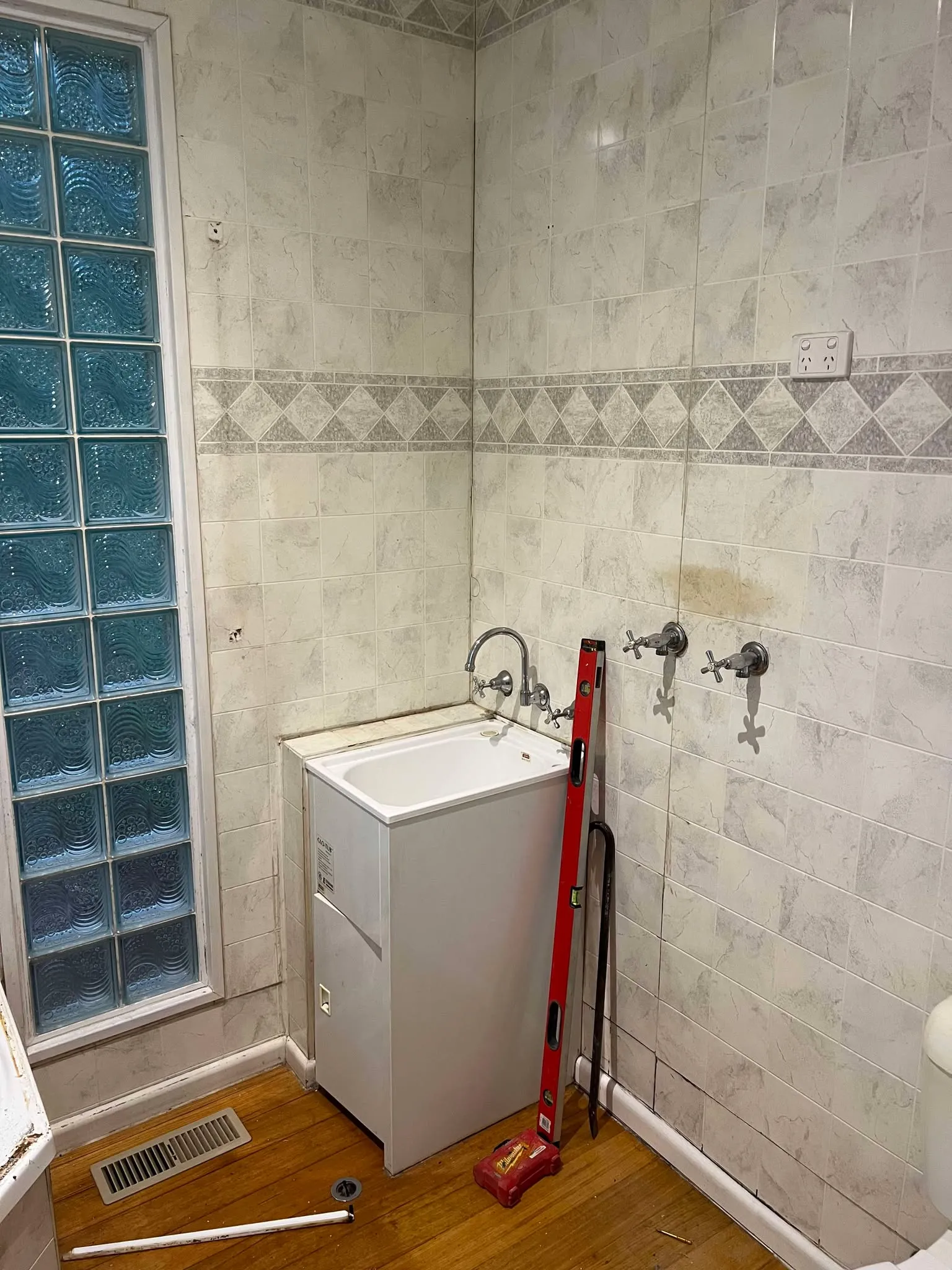 Custom-designed bathroom with quality fixtures and beautiful finishes