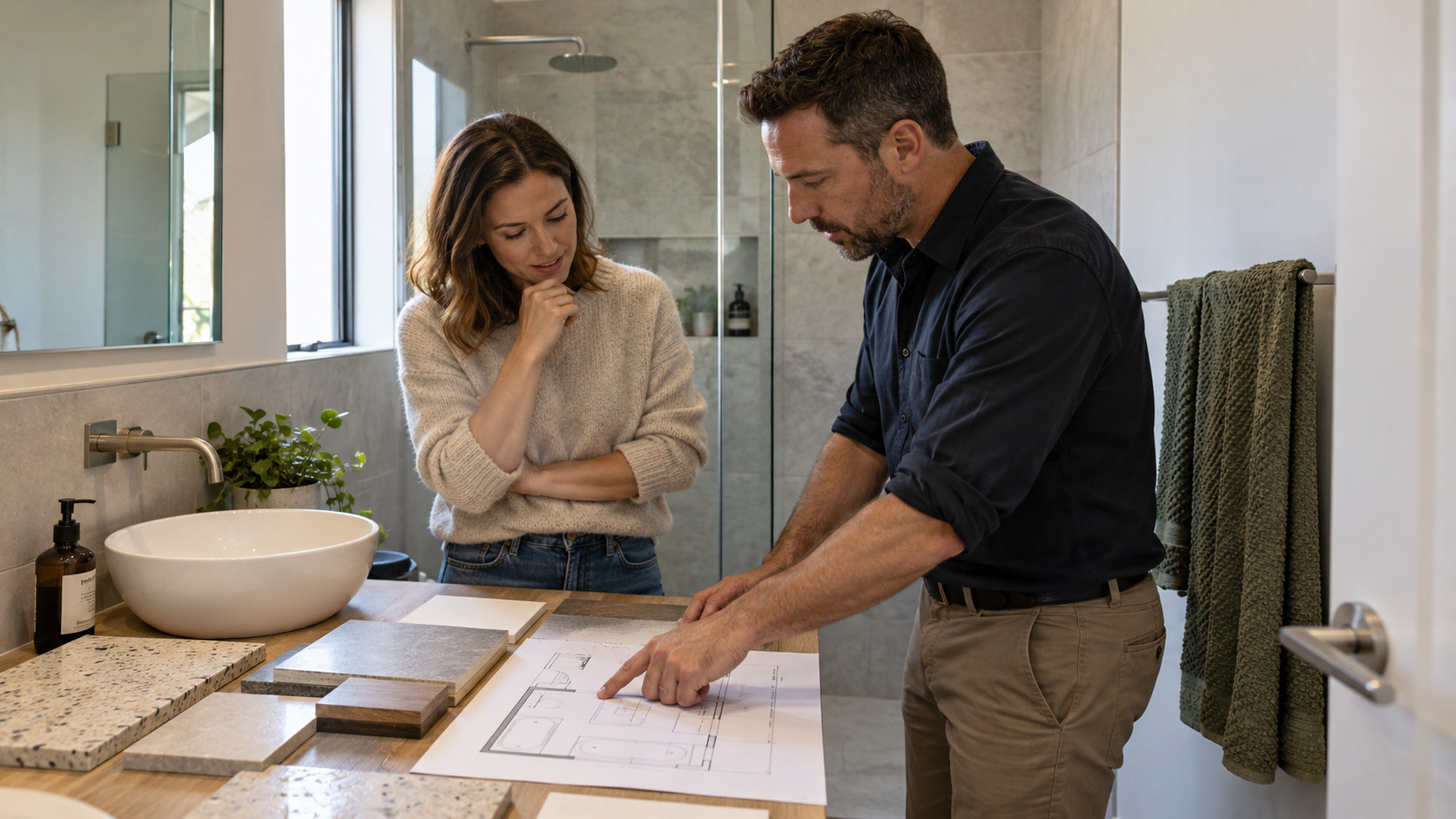 What a bathroom designer does on a renovation